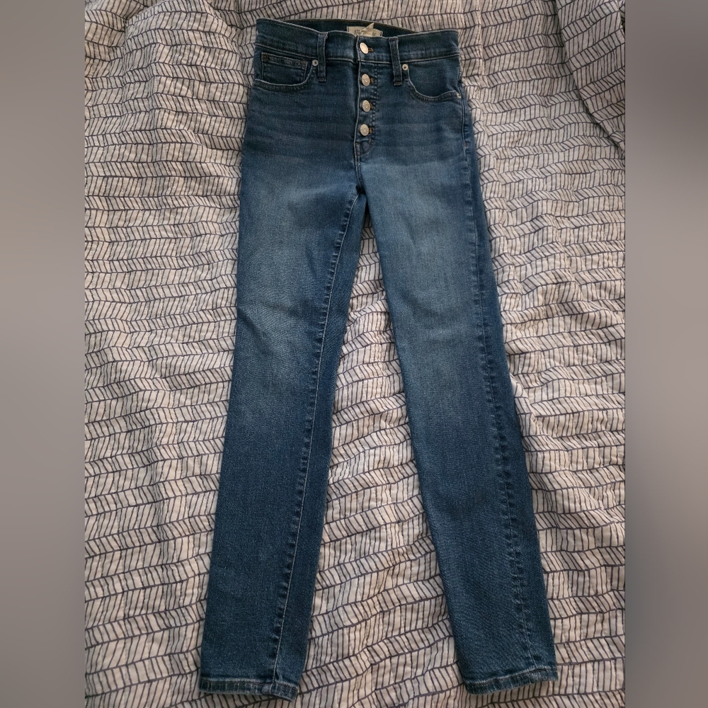 Madewell 9in Mid Rise Skinny Jeans